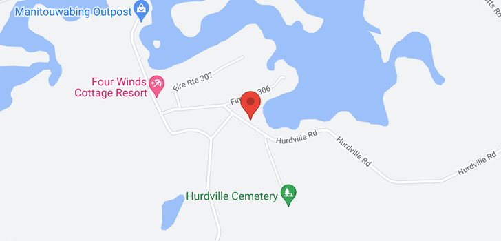 map of 539 HURDVILLE Road